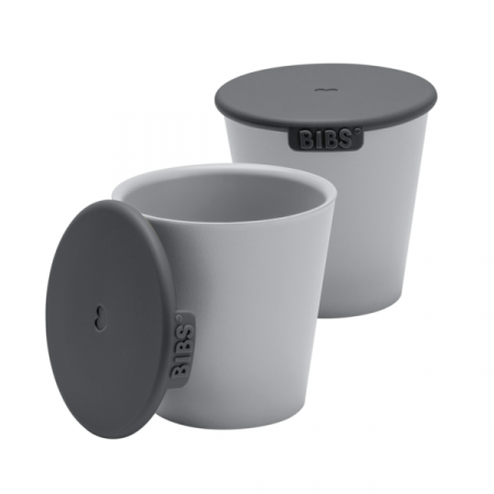 Alaptare si Hranire - BIBS - Set 2 pahare pentru bebe, Cloud