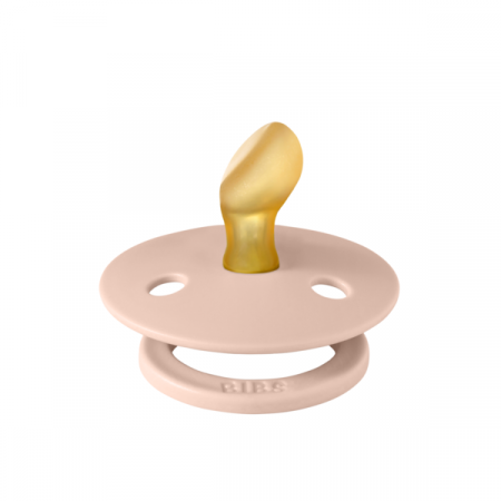 BIBS - Set 3 suzete Colour Latex, tetina rotunda, simetrica & anatomica 0 luni +-Blush [4]