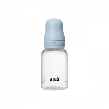 BIBS - Set complet biberon anticolici PP fara BPA, 150 ml, Latex, Baby Blue [3]