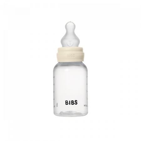 BIBS - Set complet biberon anticolici PP fara BPA, 150 ml, Silicon, Ivory [3]