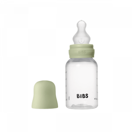 Alaptare si Hranire - BIBS - Set complet biberon anticolici PP fara BPA, 150 ml, Silicon, Sage