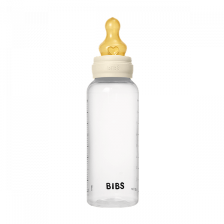 BIBS - Set complet biberon anticolici PP fara BPA, 270 ml, Latex, Ivory [3]