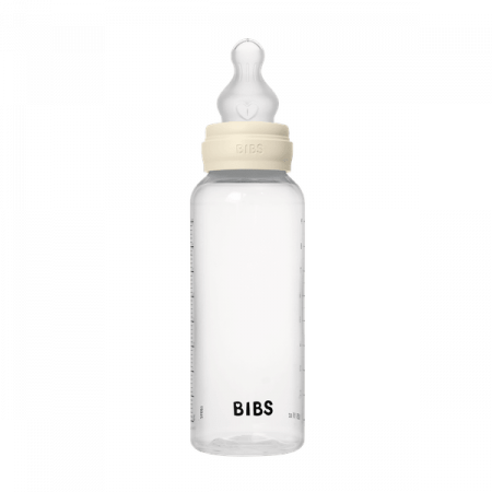 BIBS - Set complet biberon anticolici PP fara BPA, 270 ml, Silicon, Ivory [1]