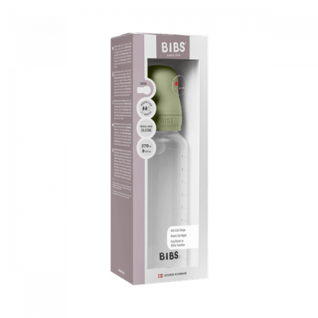 BIBS - Set complet biberon anticolici PP fara BPA, 270 ml, Silicon, Sage [3]
