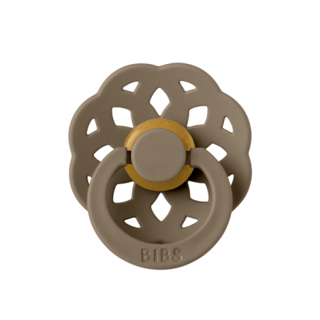 Imbracaminte si Accesorii - BIBS - Suzeta Boheme Latex, tetina rotunda, 0 luni +-Dark Oak