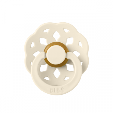 Imbracaminte si Accesorii - BIBS - Suzeta Boheme Latex, tetina rotunda, 0 luni +-Ivory
