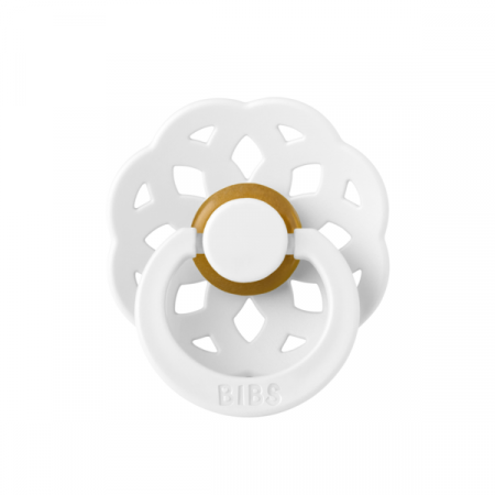 Imbracaminte si Accesorii - BIBS - Suzeta Boheme Latex, tetina rotunda, 0 luni +-White
