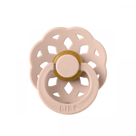 Imbracaminte si Accesorii - BIBS - Suzeta Boheme Latex, tetina rotunda, 6 luni +-Blush