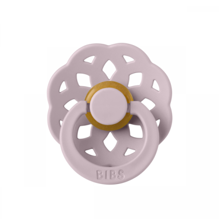 Imbracaminte si Accesorii - BIBS - Suzeta Boheme Latex, tetina rotunda, 6 luni +-Dusky Lilac
