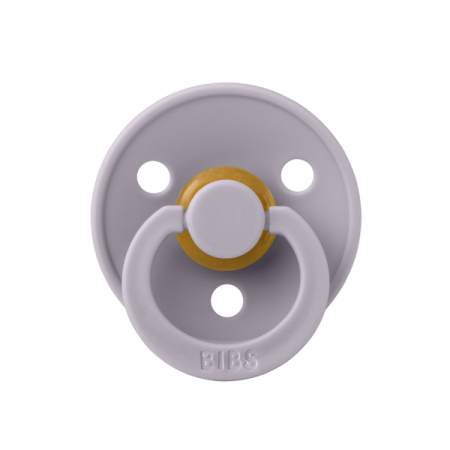 Imbracaminte si Accesorii - BIBS - Suzeta Colour Latex, tetina anatomica, 6 luni +-Fossil Grey