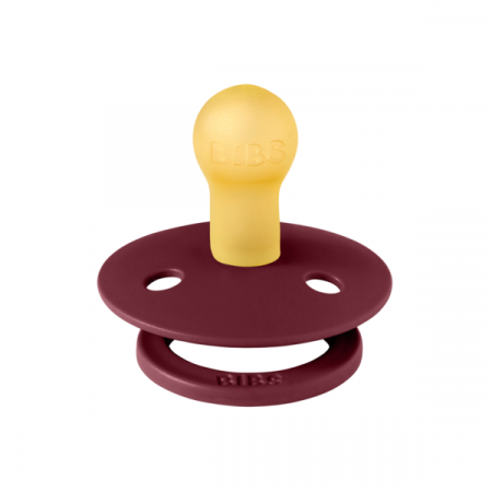 BIBS - Suzeta Colour Latex, tetina rotunda, 0 luni +-Elderberry [1]