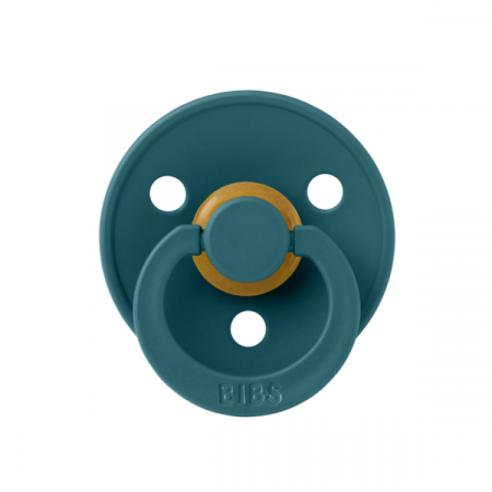 Imbracaminte si Accesorii - BIBS - Suzeta Colour Latex, tetina rotunda, 0 luni +-Forest Lake