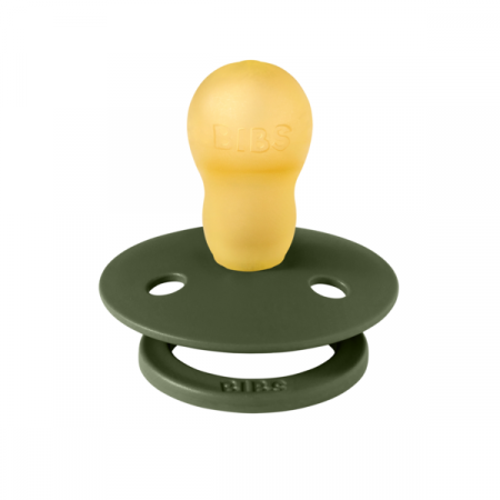 BIBS - Suzeta Colour Latex, tetina rotunda, 18 luni+-Hunter Green [1]