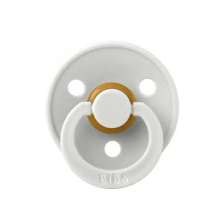 Imbracaminte si Accesorii - BIBS - Suzeta Colour Latex, tetina rotunda, 6 luni +-Haze