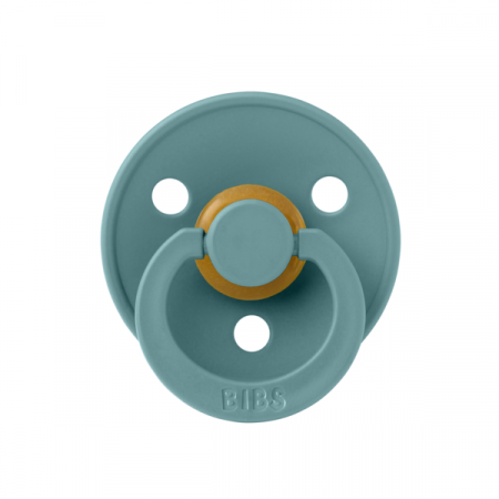 Imbracaminte si Accesorii - BIBS - Suzeta Colour Latex, tetina rotunda, 6 luni +-Island Sea
