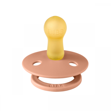 BIBS - Suzeta Colour Latex, tetina rotunda, 6 luni +-Peach [1]