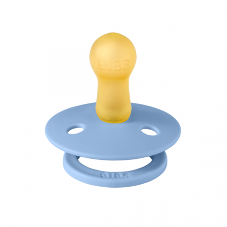 BIBS - Suzeta Colour Latex, tetina rotunda, 6 luni +-Sky Blue [1]
