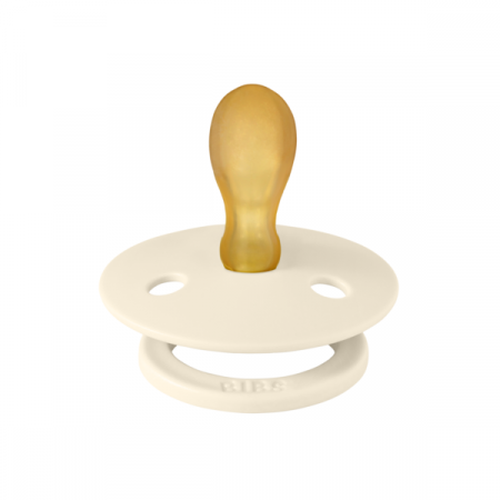 BIBS - Suzeta Colour Latex, tetina simetrica, 6 luni +-Ivory [1]