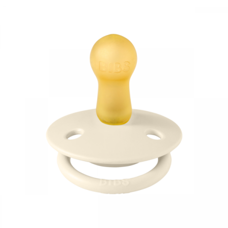 BIBS - Suzeta De Lux Latex, tetina rotunda, 6 luni +-Ivory [1]