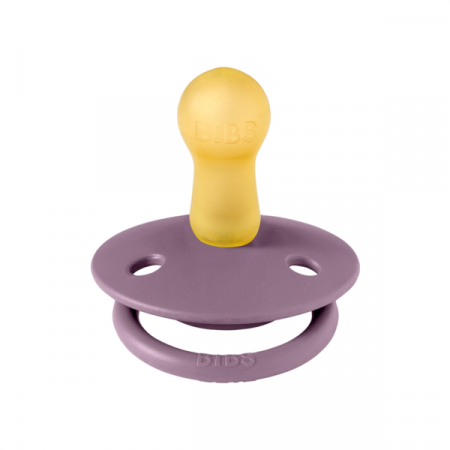 BIBS - Suzeta De Lux Latex, tetina rotunda, 6 luni +-Mauve [1]