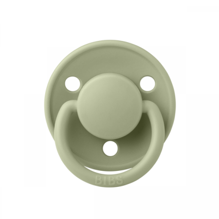 Imbracaminte si Accesorii - BIBS - Suzeta De Lux Latex, tetina rotunda, 6 luni +-Sage