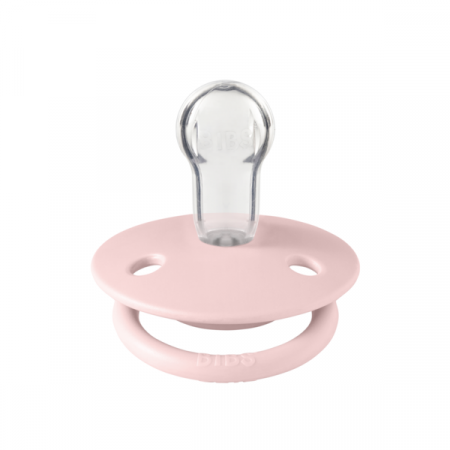 BIBS - Suzeta De Lux Silicon, tetina rotunda, marime universala (0-3 ani)-Blossom [1]