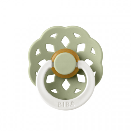 Imbracaminte si Accesorii - BIBS - Suzeta fosforescenta Boheme GLOW Latex, tetina rotunda, 0 luni +