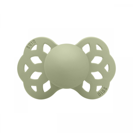 Imbracaminte si Accesorii - BIBS - Suzeta Infinity Silicon, tetina simetrica, 6 luni +