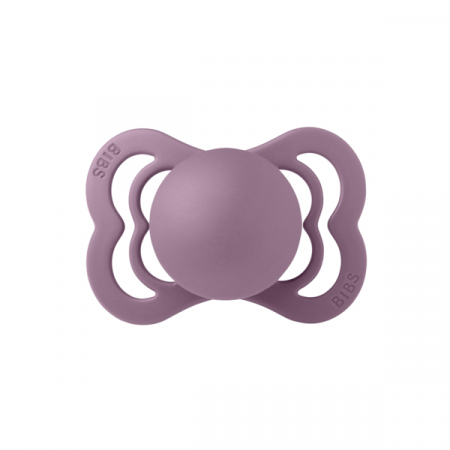 BIBS - Suzeta Supreme Latex, tetina simetrica, 0 luni +-Mauve [1]