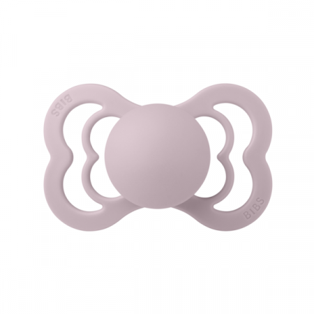 BIBS - Suzeta Supreme Latex, tetina simetrica, 6 luni +-Dusky Lilac [1]