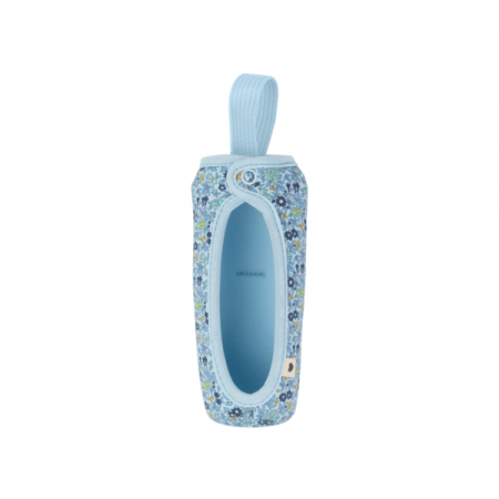 Alaptare si Hranire - BIBS x LIBERTY - Husa pentru biberonul din sticla 225 ml, Chamomile Lawn Baby Blue