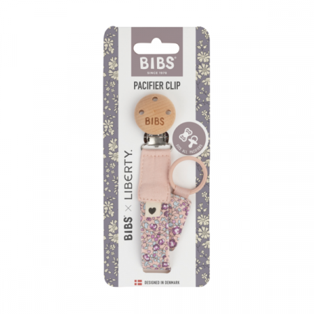 BIBS x LIBERTY - Lantisor clip pentru suzeta, Eloise Blush [1]