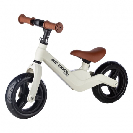 Jucarii si Jocuri - Bicicleta fara pedale, FreeON, Be Cool Mini, Cu ghidon si sa reglabile, Roti din EVA, Pana in 30 Kg, Roti 8 inch, 12 luni+, Alb