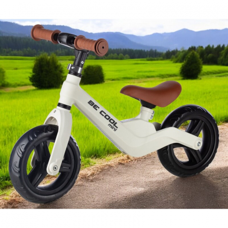 Bicicleta fara pedale, FreeON, Be Cool Mini, Cu ghidon si sa reglabile, Roti din EVA, Pana in 30 Kg, Roti 8 inch, 12 luni+, Alb [1]