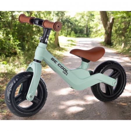 Bicicleta fara pedale, FreeON, Be Cool Mini, Cu ghidon si sa reglabile, Roti din EVA, Pana in 30 Kg, Roti 8 inch, 12 luni+, Verde [2]