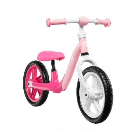 Vehicule pentru Copii - Bicicleta fara pedale, Lionelo, Alex, Usoara, Cu ghidon si sa reglabile, Greutate 3.3 Kg, Cu roti din spuma EVA, 12 inch, Bubblegum