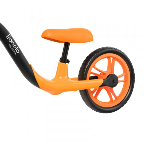 Bicicleta fara pedale, Lionelo, Alex, Usoara, Cu ghidon si sa reglabile, Greutate 3.3 Kg, Cu roti din spuma EVA, 12 inch, Orange [6]