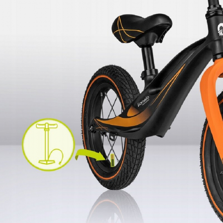 Bicicleta fara pedale, Lionelo, Bart Air, Usoara, Cu roti gonflabile, Cu cadru din magneziu, Cu ghidon si sa reglabile, Greutate 3.8 Kg, 12 inch, Conform cu standardul european de securitate EN71, Neg [17]