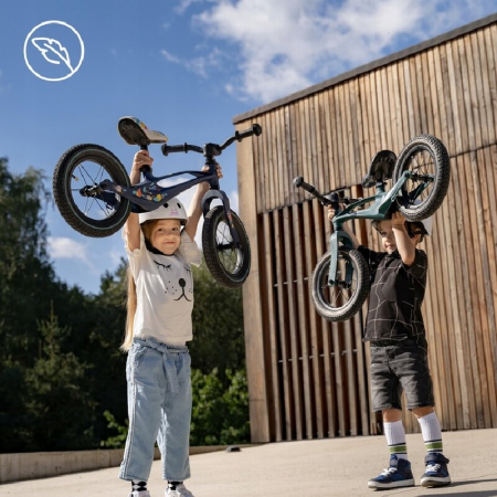 Bicicleta fara pedale, Lionelo, Bart Tour, Usoara, Cu cadru din magneziu, Cu ghidon si sa reglabile, Greutate 3.8 Kg, 12 inch, Conform cu standardul european de securitate EN71, Grey Stone [14]
