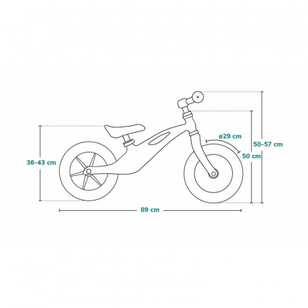 Bicicleta fara pedale, Lionelo, Bart Tour, Usoara, Cu cadru din magneziu, Cu ghidon si sa reglabile, Greutate 3.8 Kg, 12 inch, Conform cu standardul european de securitate EN71, Pink Bubblegum [33]