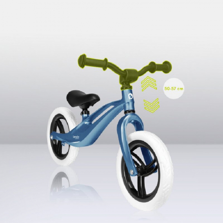 Bicicleta fara pedale, Lionelo, Bart, Usoara, Cu cadru din magneziu, Cu ghidon si sa reglabile, Greutate 3 Kg, 12 inch, Conform cu standardul european de securitate EN71, Sky Blue [14]