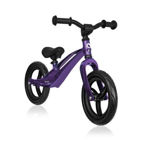 Bicicleta fara pedale, Lionelo, Bart, Usoara, Cu cadru din magneziu, Cu ghidon si sa reglabile, Greutate 3 Kg, 12 inch, Conform cu standardul european de securitate EN71, Purple Amethyst [5]