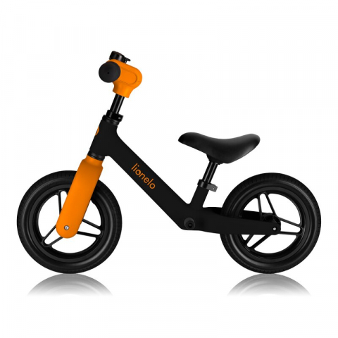 Bicicleta fara pedale, Lionelo, Toni, Cu ghidon si sa reglabile, Ultra usoara, 2.8 Kg, 18 luni+, Sustine 30 kg, Conform cu standardul EN71-1/2/3, Certificata TUV SUD, Portocaliu [5]