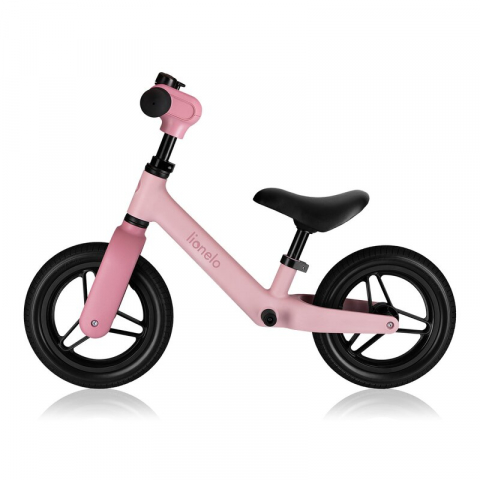 Bicicleta fara pedale, Lionelo, Toni, Cu ghidon si sa reglabile, Ultra usoara, 2.8 Kg, 18 luni+, Sustine 30 kg, Conform cu standardul EN71-1/2/3, Certificata TUV SUD, Roz [5]