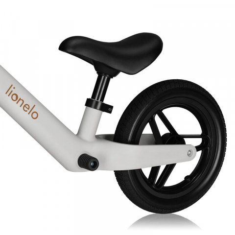 Bicicleta fara pedale, Lionelo, Toni, Cu ghidon si sa reglabile, Ultra usoara, 2.8 Kg, 18 luni+, Sustine 30 kg, Conform cu standardul EN71-1/2/3, Certificata TUV SUD, Bej [6]