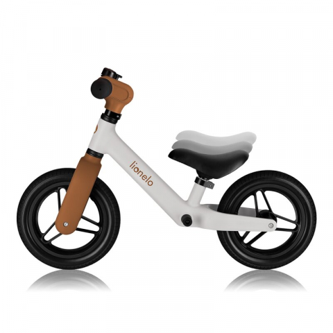 Bicicleta fara pedale, Lionelo, Toni, Cu ghidon si sa reglabile, Ultra usoara, 2.8 Kg, 18 luni+, Sustine 30 kg, Conform cu standardul EN71-1/2/3, Certificata TUV SUD, Bej [9]