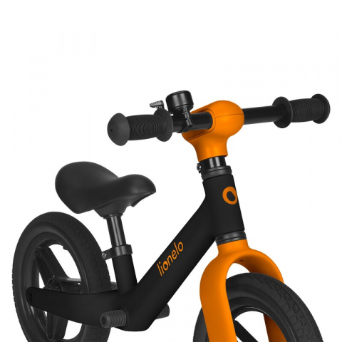 Bicicleta fara pedale, Lionelo, Toni, Cu ghidon si sa reglabile, Ultra usoara, 2.8 Kg, 18 luni+, Sustine 30 kg, Conform cu standardul EN71-1/2/3, Certificata TUV SUD, Portocaliu [8]