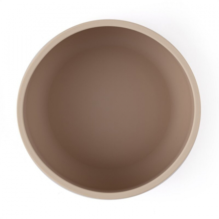 Bol, Petite&Mars, Take&Match, Cu ventuza, Silicon, Fara BPA, 450 ml, 6 luni+, Bej [1]