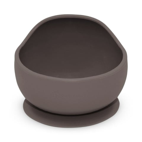 Bol, Petite&Mars, Take&Match, Din silicon, Cu ventuza, Fara BPA, Adecvat pentru masina de spalat vase si microunde, Nu absoarbe mirosuri, 6 luni+, 360 ml, Bitter Cocoa, Maro [1]