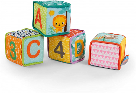 Jucarii si Jocuri - Bright Starts - Cuburi Grab & Stack